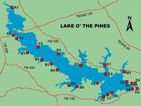 “Fishing guide boat on Lake O’ the Pines East Texas